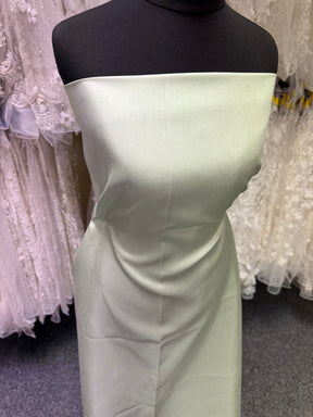 Mintfarbenes Dupion mit Polyester-Satin-Rückseite – Klarheit (P967)