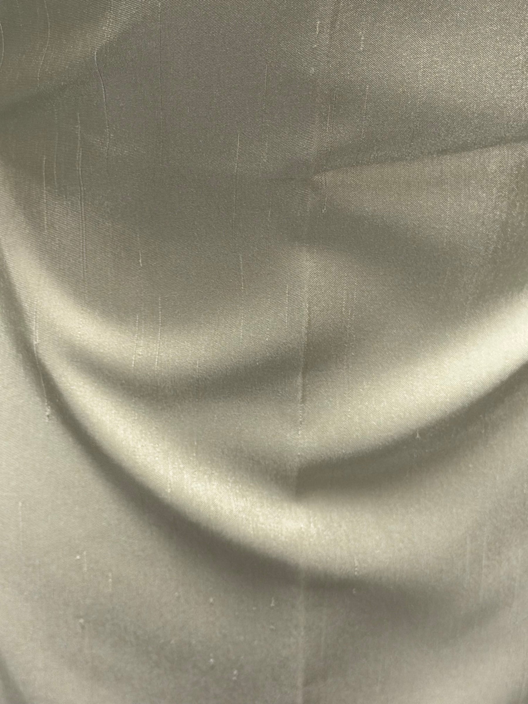 Mintfarbenes Dupion mit Polyester-Satin-Rückseite – Klarheit (P967)