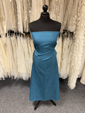 Türkis Polyester Satinierte Dupion – Clarity (P967)