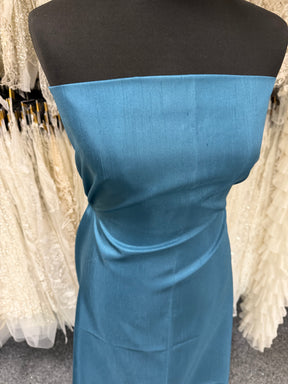 Türkis Polyester Satinierte Dupion – Clarity (P967)