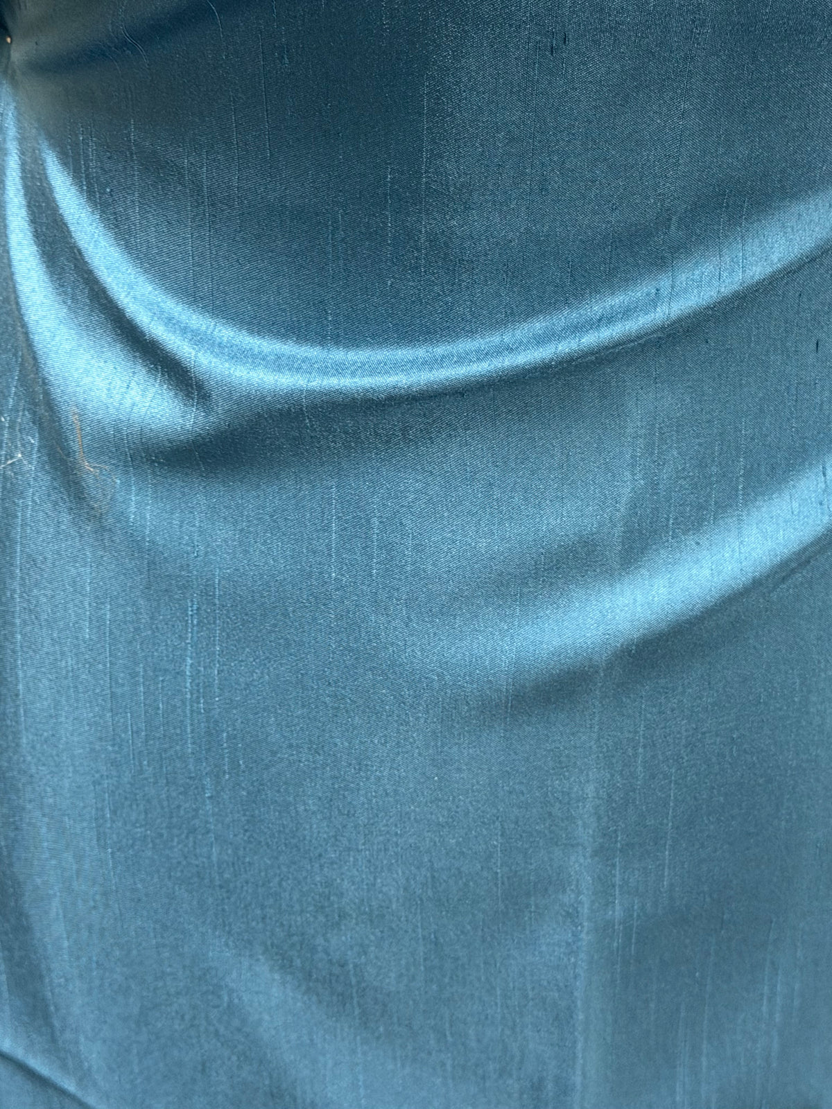 Türkis Polyester Satinierte Dupion – Clarity (P967)