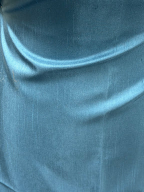 Türkis Polyester Satinierte Dupion – Clarity (P967)