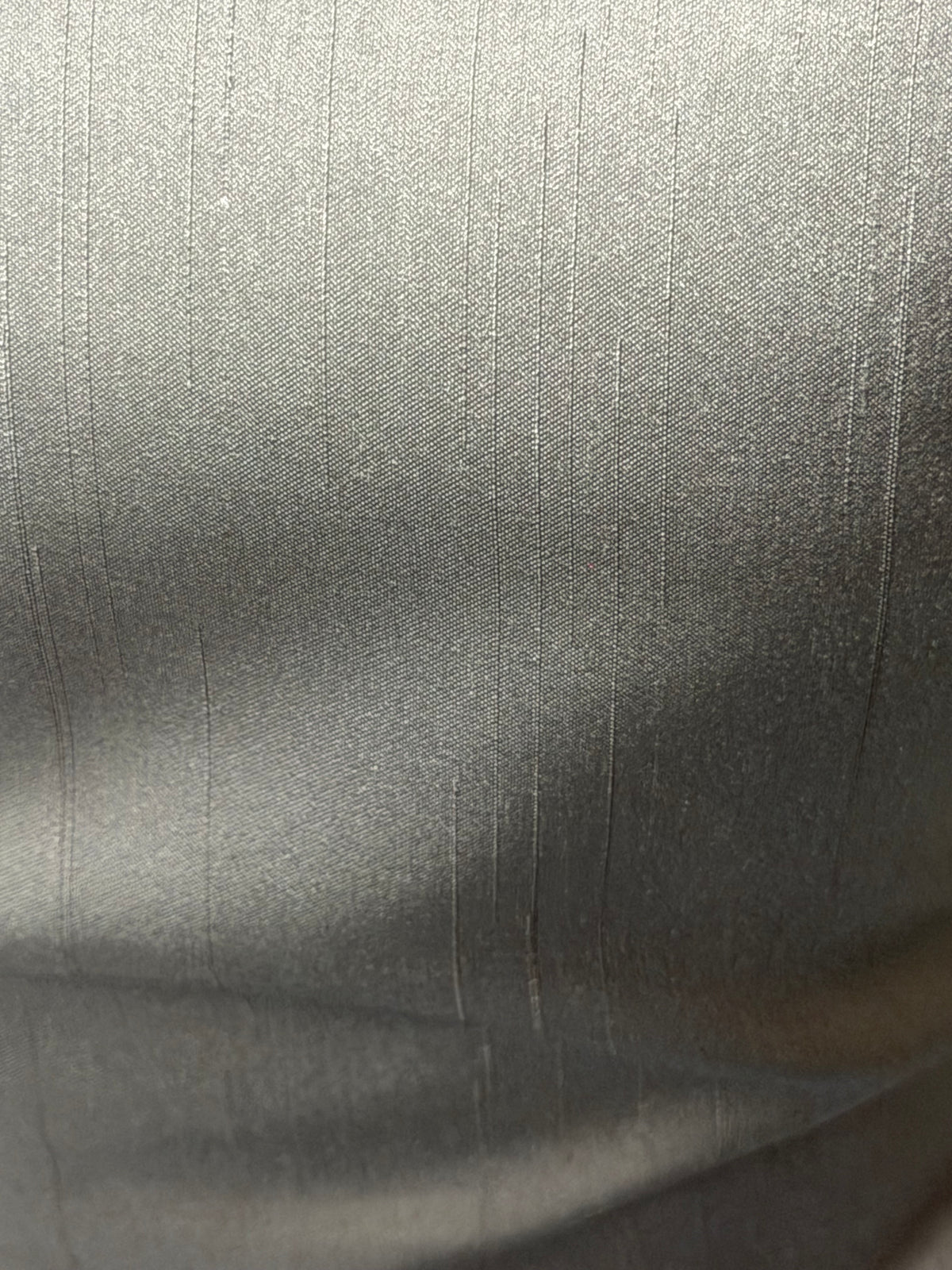 Gun Metal Polyester Satin Backed Dupion – Klarheit (P967)
