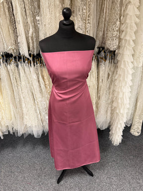 Dusky Rose Polyester Satin Backed Dupion - Clarity (P967)