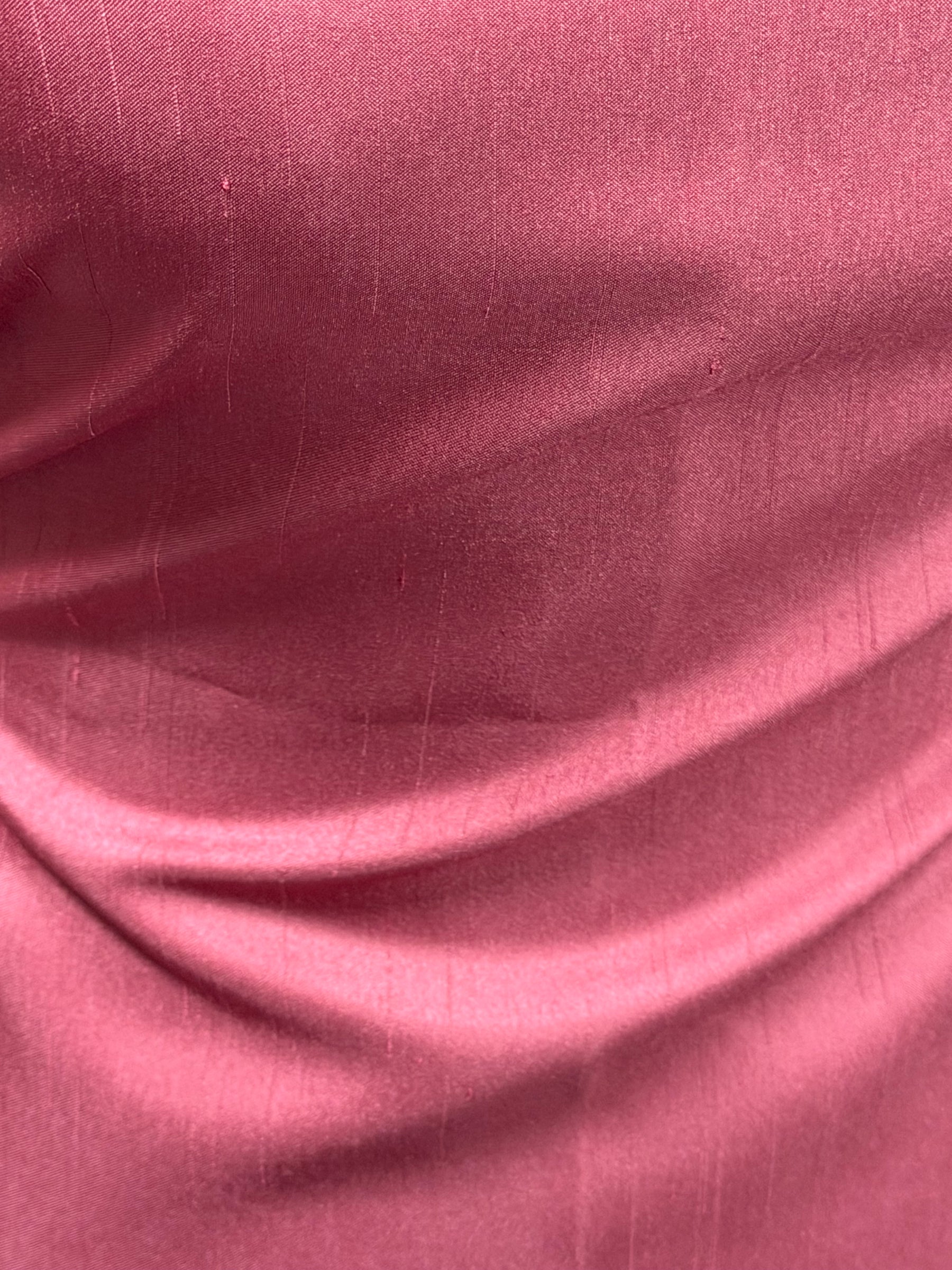 Dusky Rose Polyester Satin Backed Dupion - Clarity (P967)