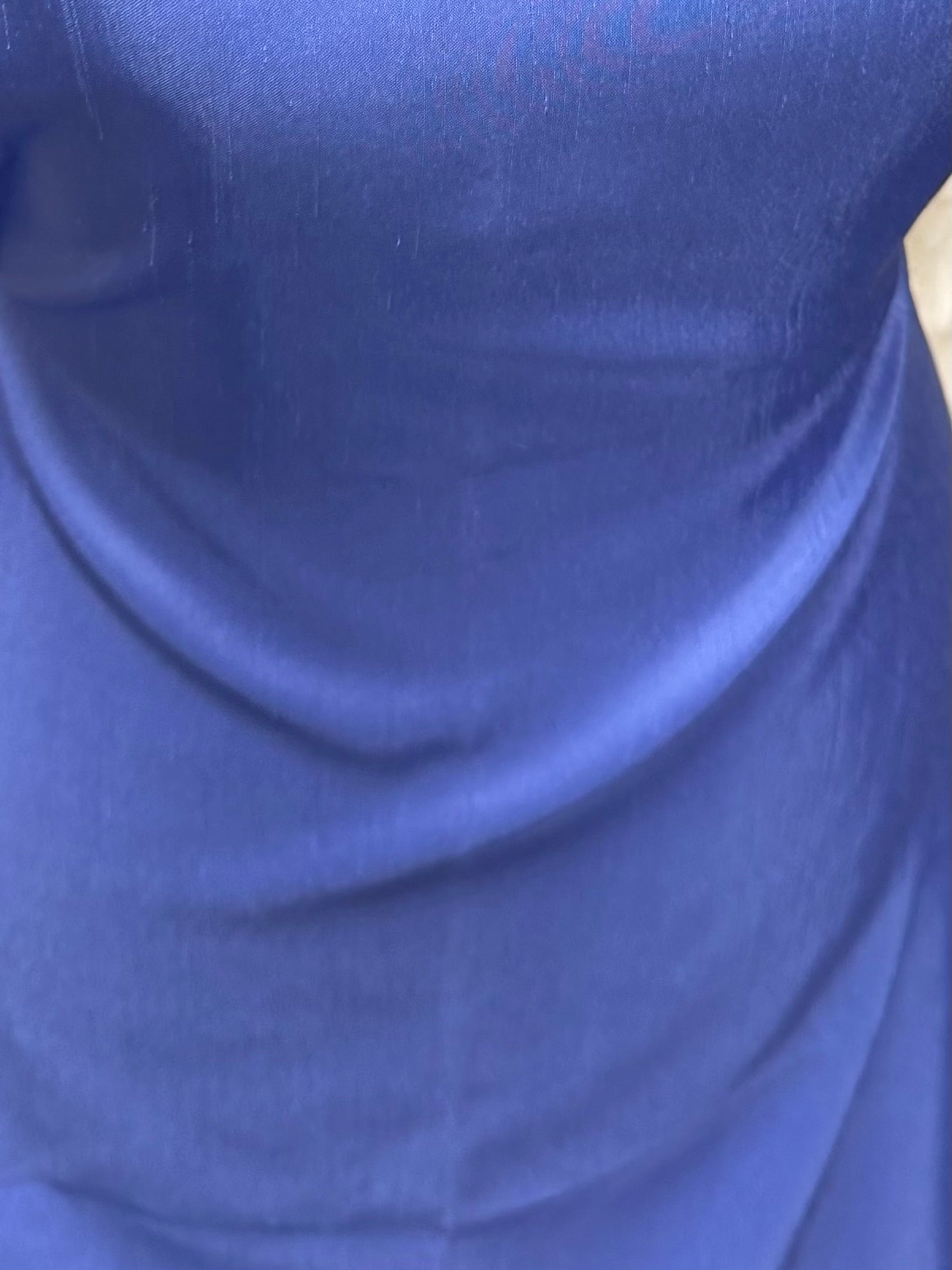 Hyazinthen-Dupion mit Polyester-Satin-Rückseite – Klarheit (P967)