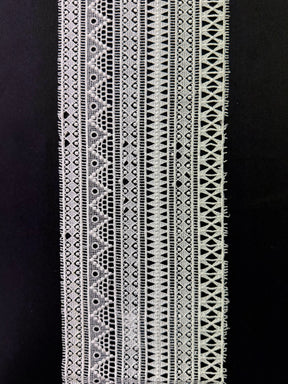 Elfenbeinfarbene Guipure-Bordüre - EH4007