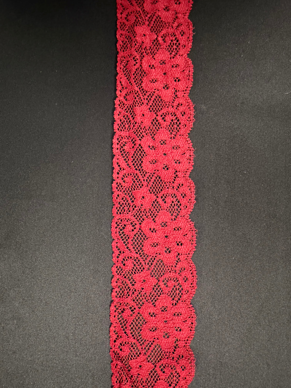 Stretchborte Weinrot - EF4006