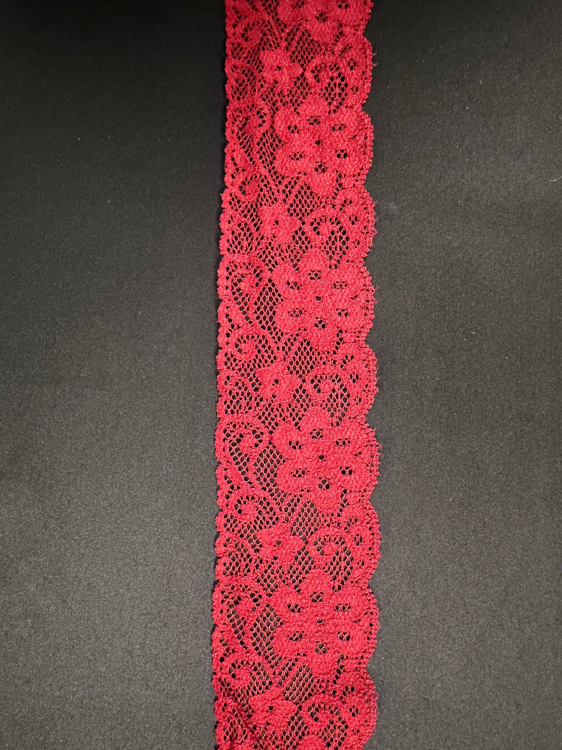 Stretchborte Weinrot - EF4006
