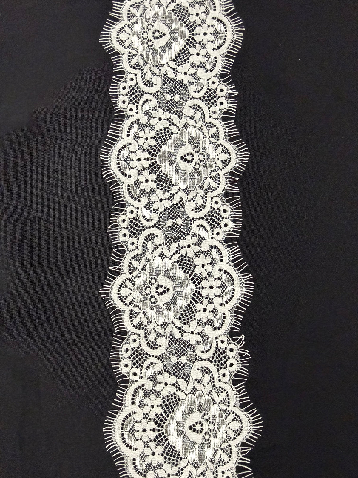 Ivory Raschel Lace Trim -  Styoma