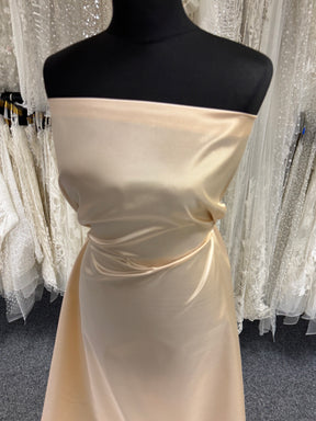 Champagner/Gold Seidenmischung Organza Taft - P607