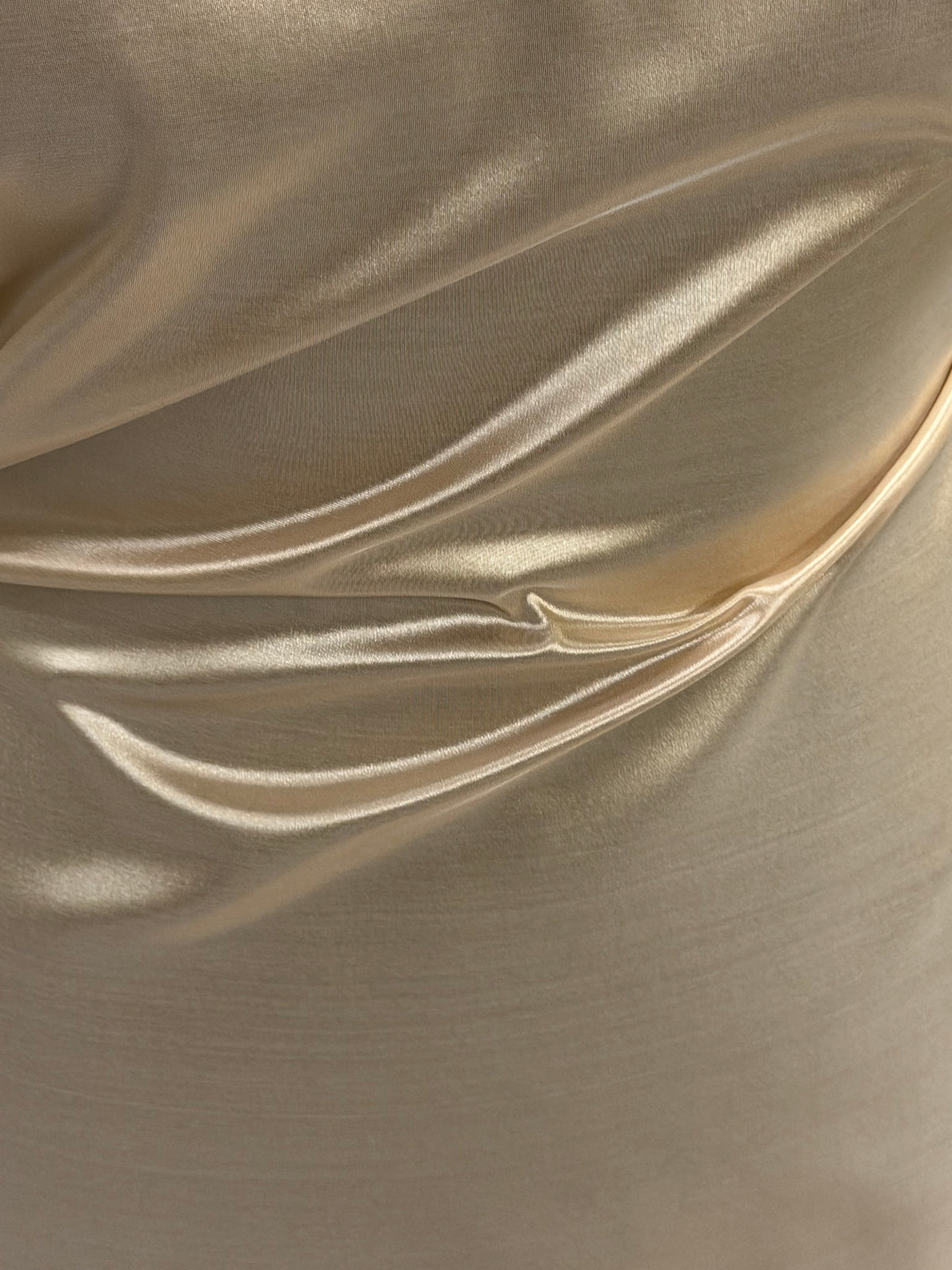 Champagner/Gold Seidenmischung Organza Taft - P607