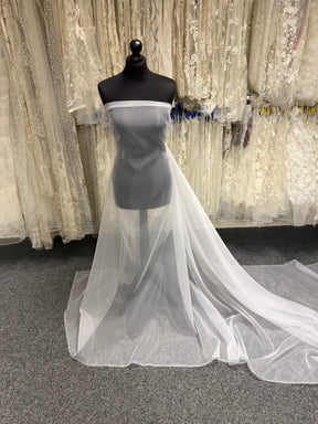 Weißer Poly-Organza - P150