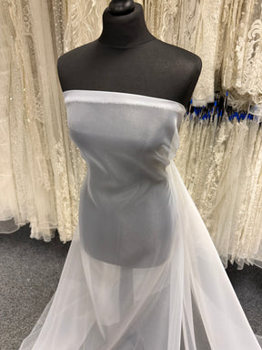 Weißer Poly-Organza - P150