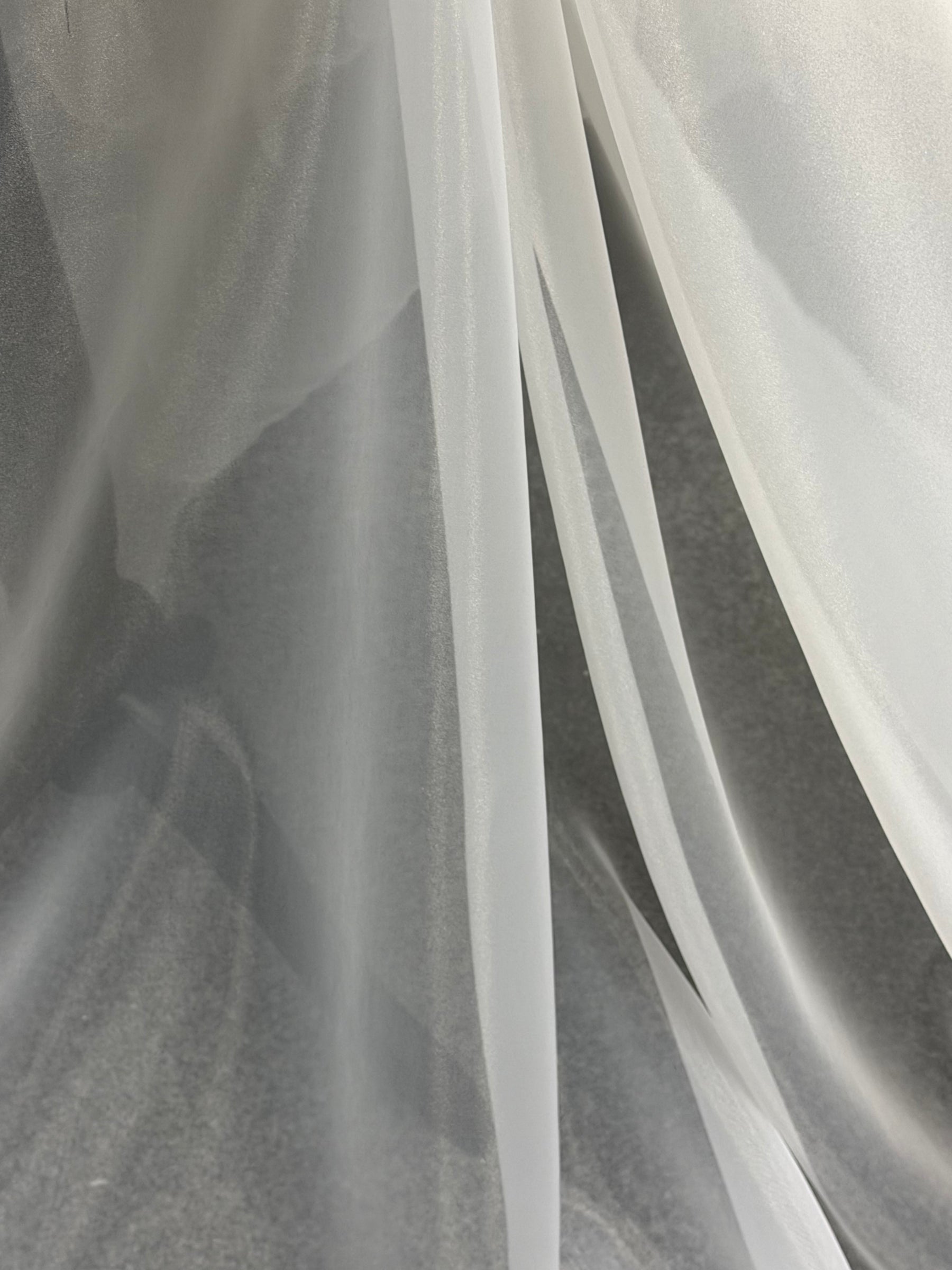 Weißer Poly-Organza - P150