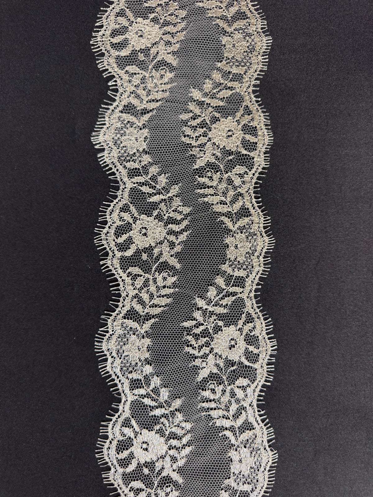 Silberne Chantilly-Spitzenborte – EE4003
