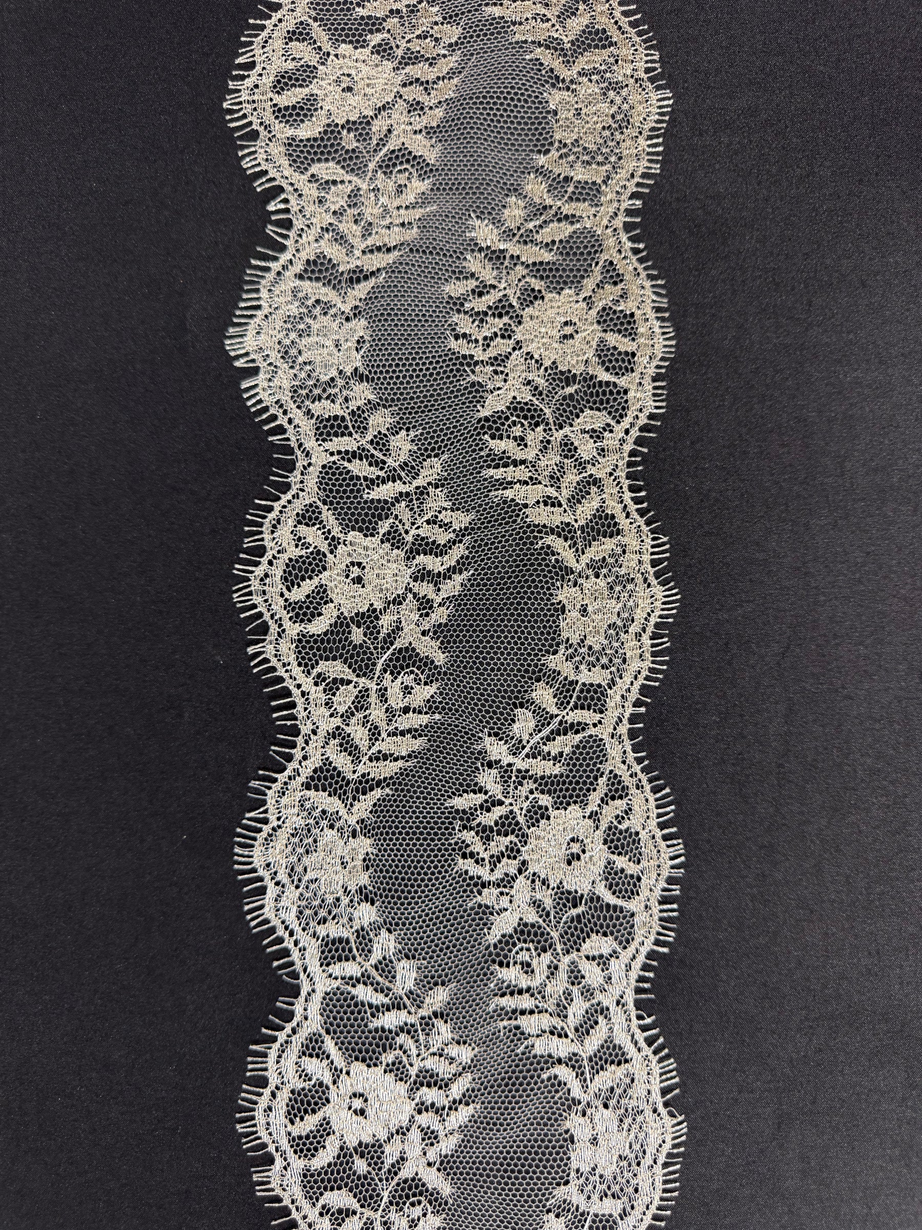 Silberne Chantilly-Spitzenborte – EE4003