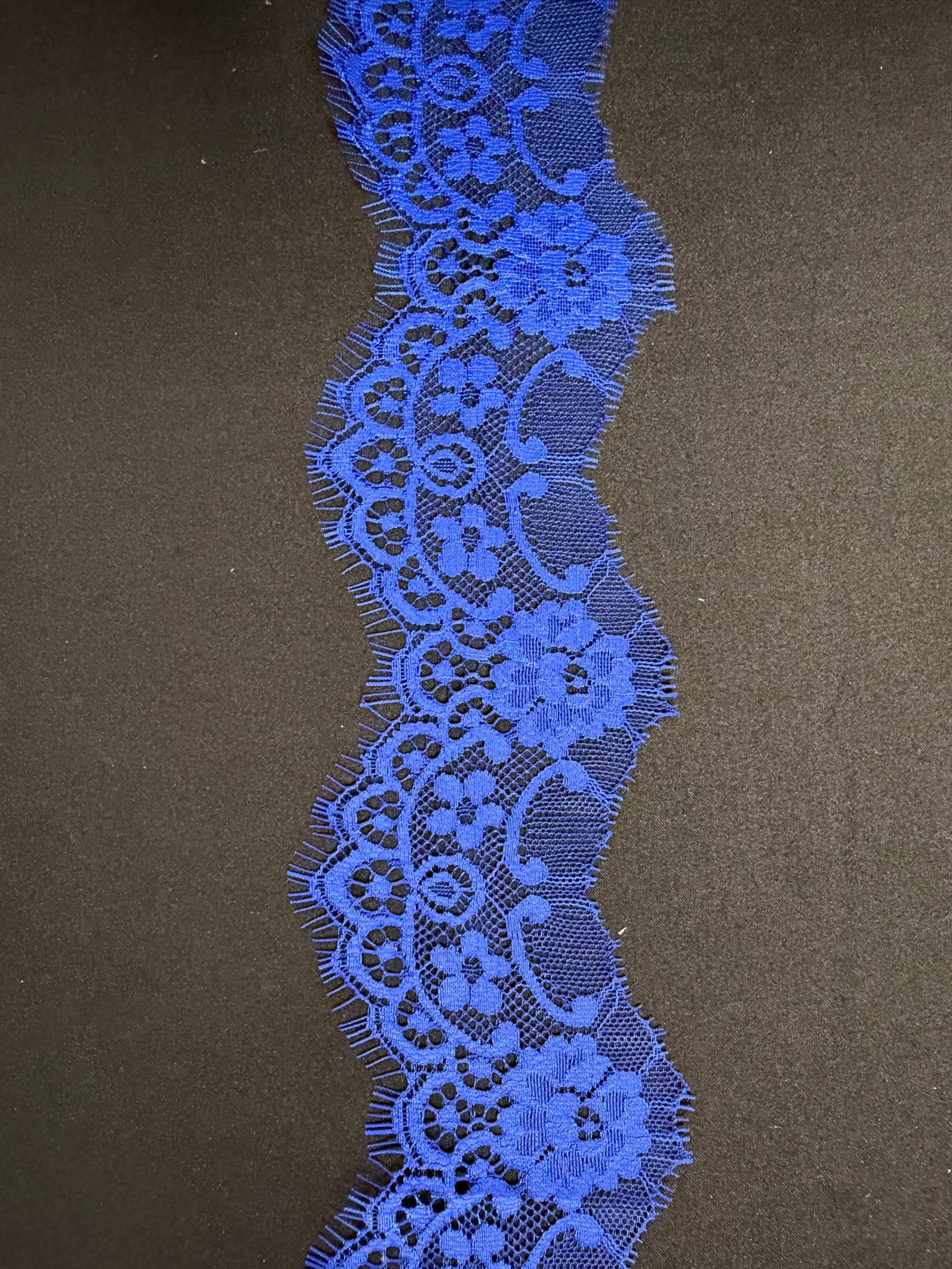 Royal Blue Lace Trim - EF4010