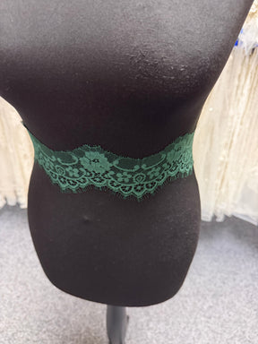 Hunter Green Lace Trim - EF4010