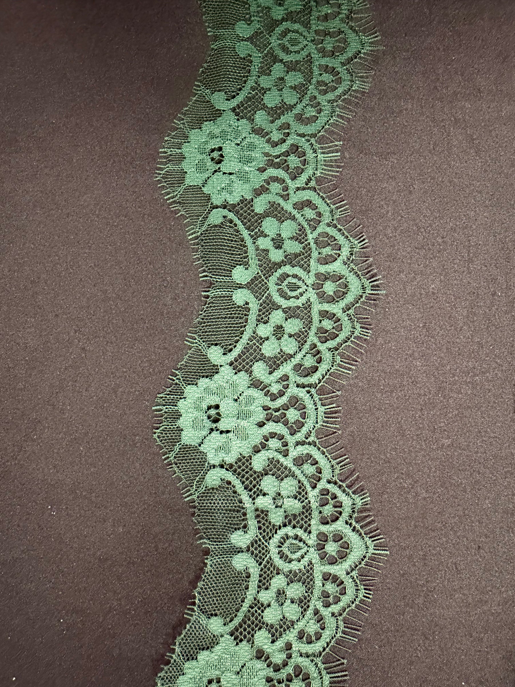 Hunter Green Lace Trim - EF4010