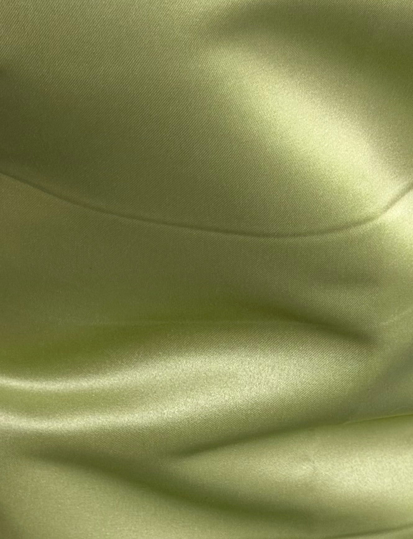 Weidengrüner Polyestersatin – Classique (CF)