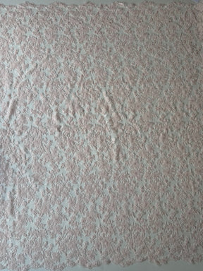 Muschelrosa bestickte Spitze – EB3053