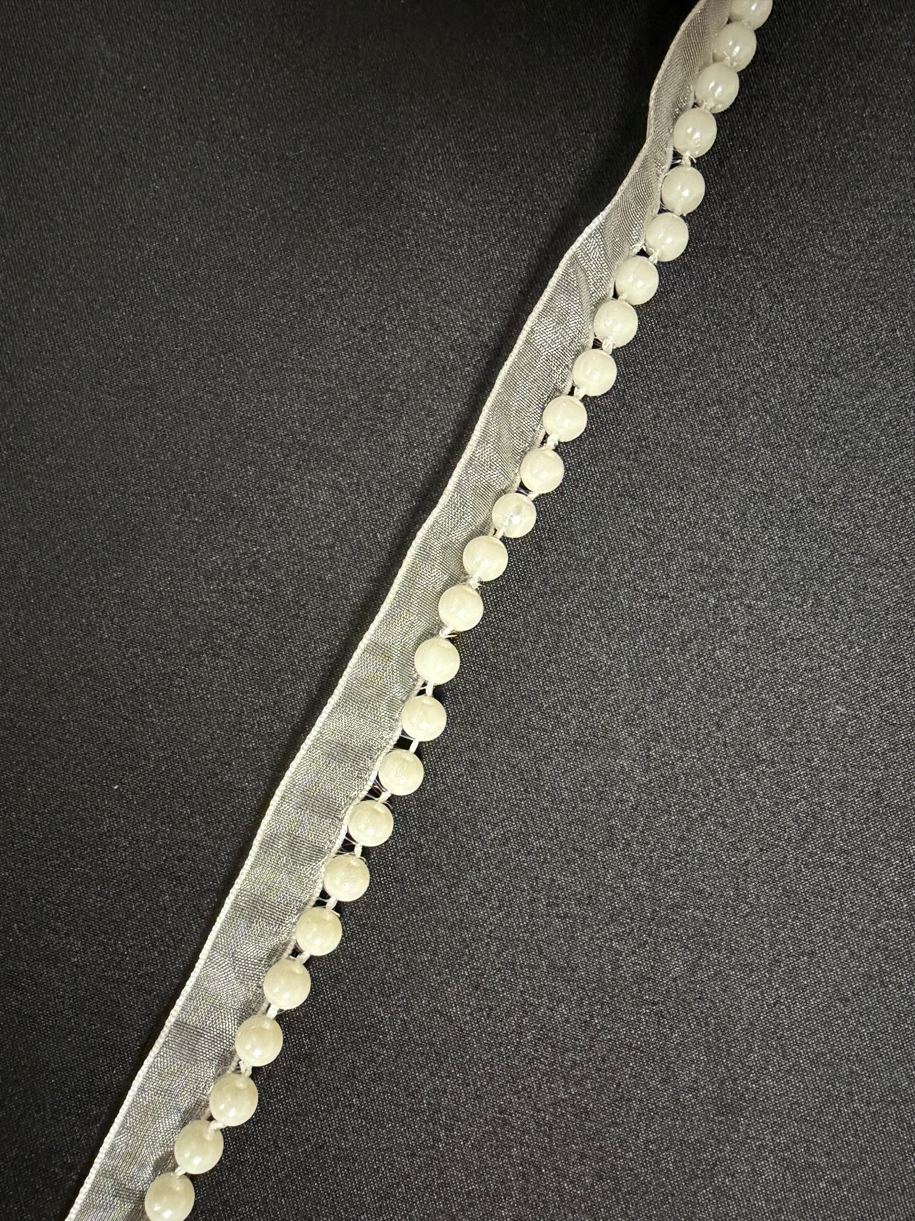 Elfenbeinperlen-Borte - T926