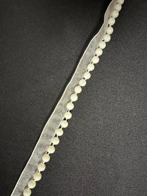 Elfenbeinperlen-Borte - T926
