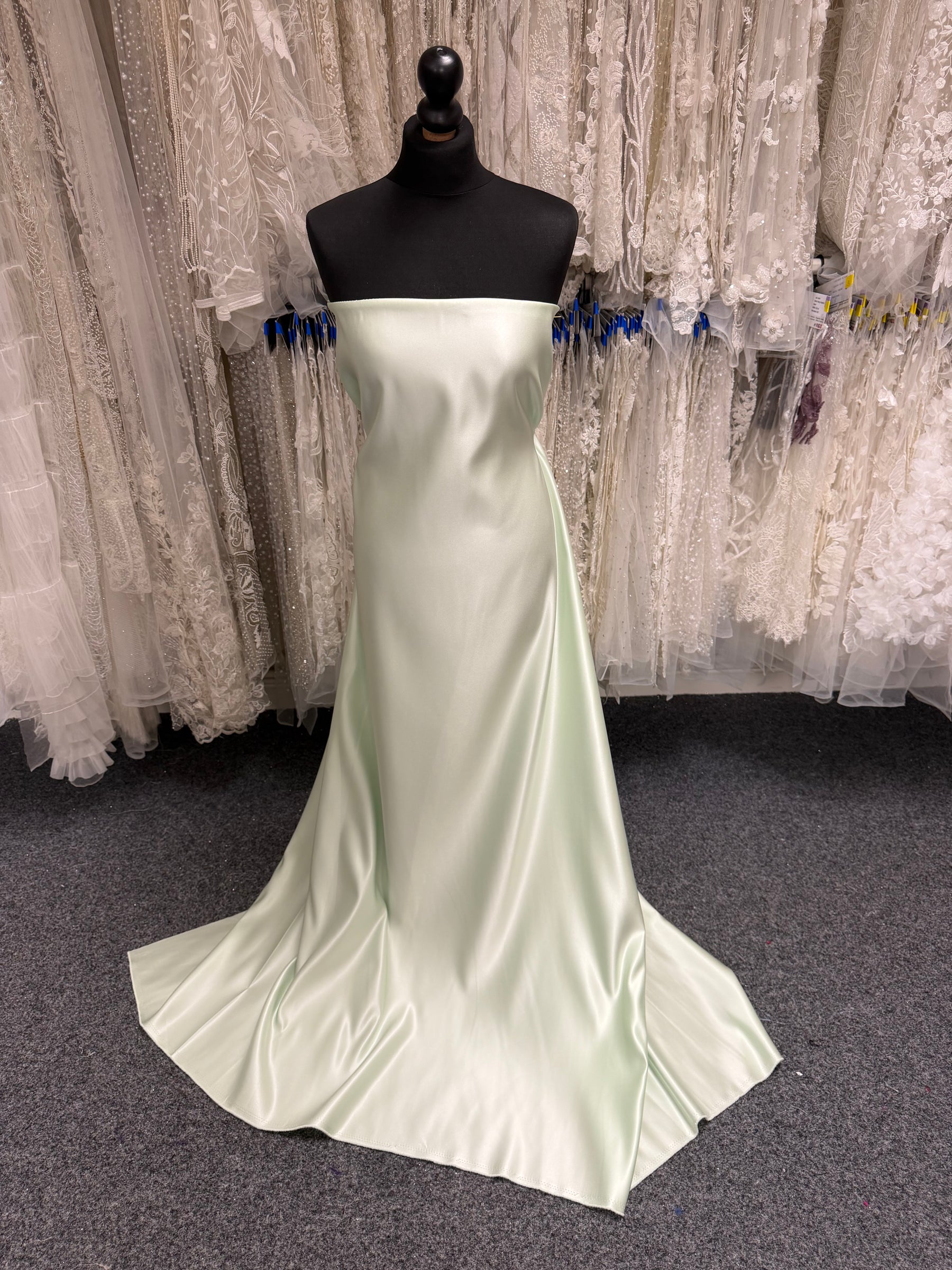 Pfefferminz-Polyester-Satin – Classique (CF)
