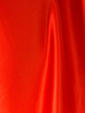 Tomato Polyester Satin - Contessa (CF)
