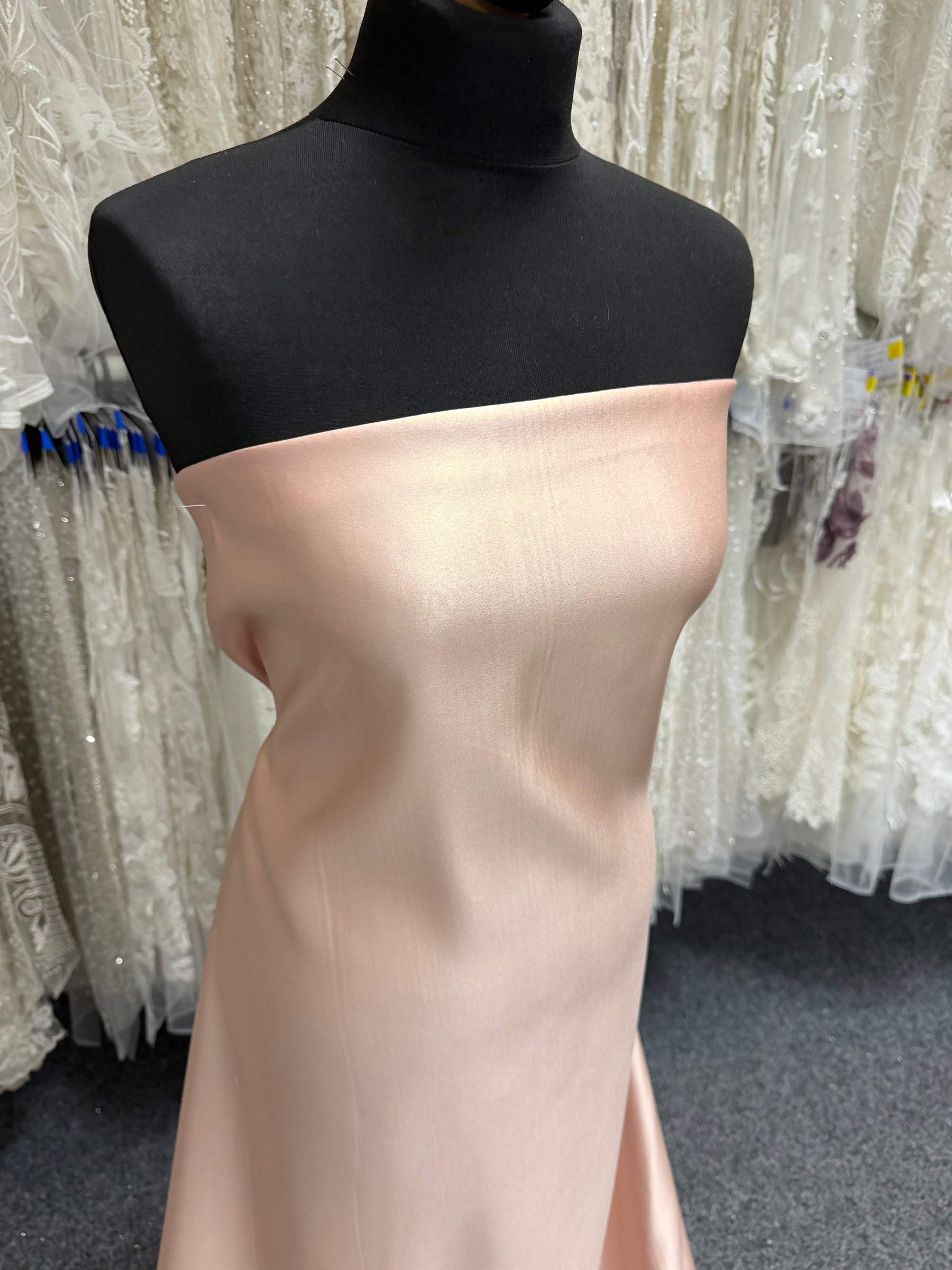 Nude Blush Polyester Satin – Classique (CF)