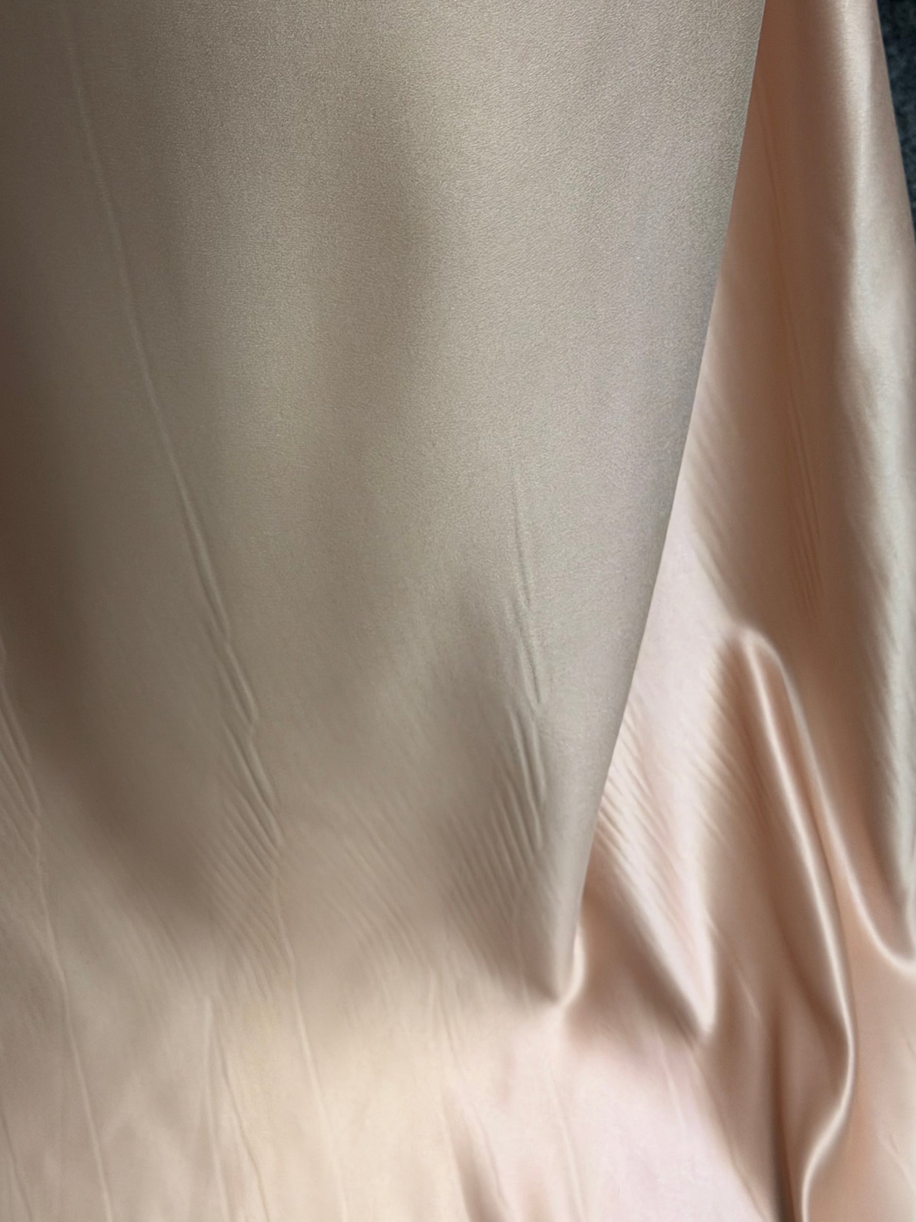 Nude Blush Polyester Satin – Classique (CF)