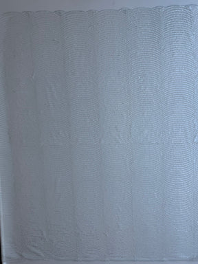 Hellblauer, bestickter Paillettentüll – EB3020
