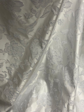 White Italian Jacquard - P666
