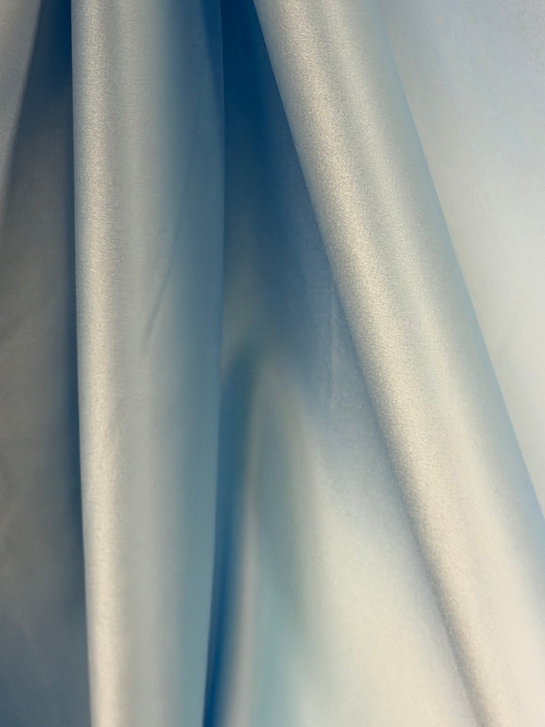 Pulverblaues Polyester-Duchesse-Satin - Contessa