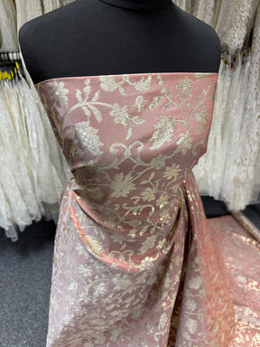 Kupfer/Elfenbein/Gold Metallic Jacquard – BR1007