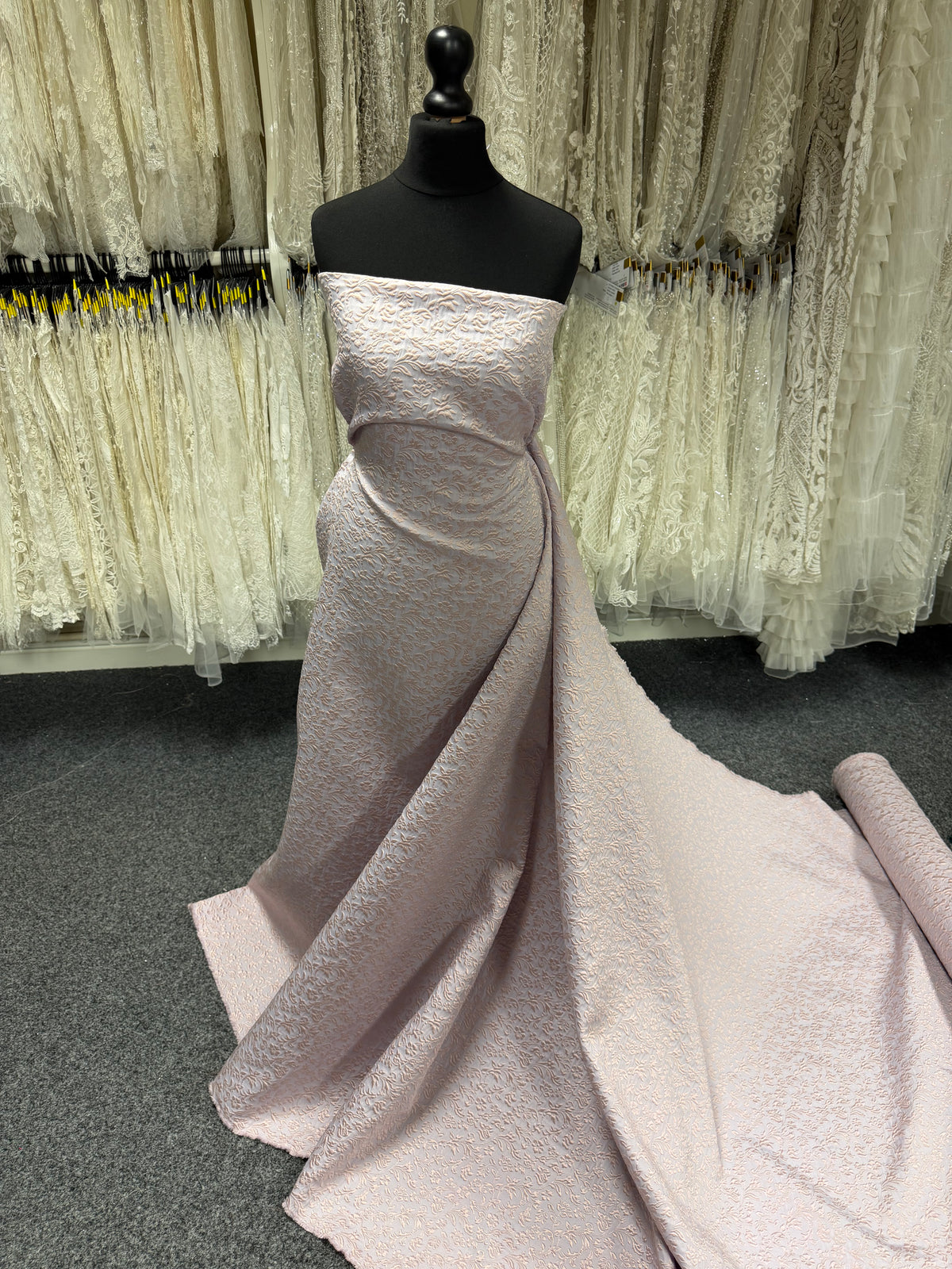 Lavendel und Rosa Erhabener Jacquard - BR1003