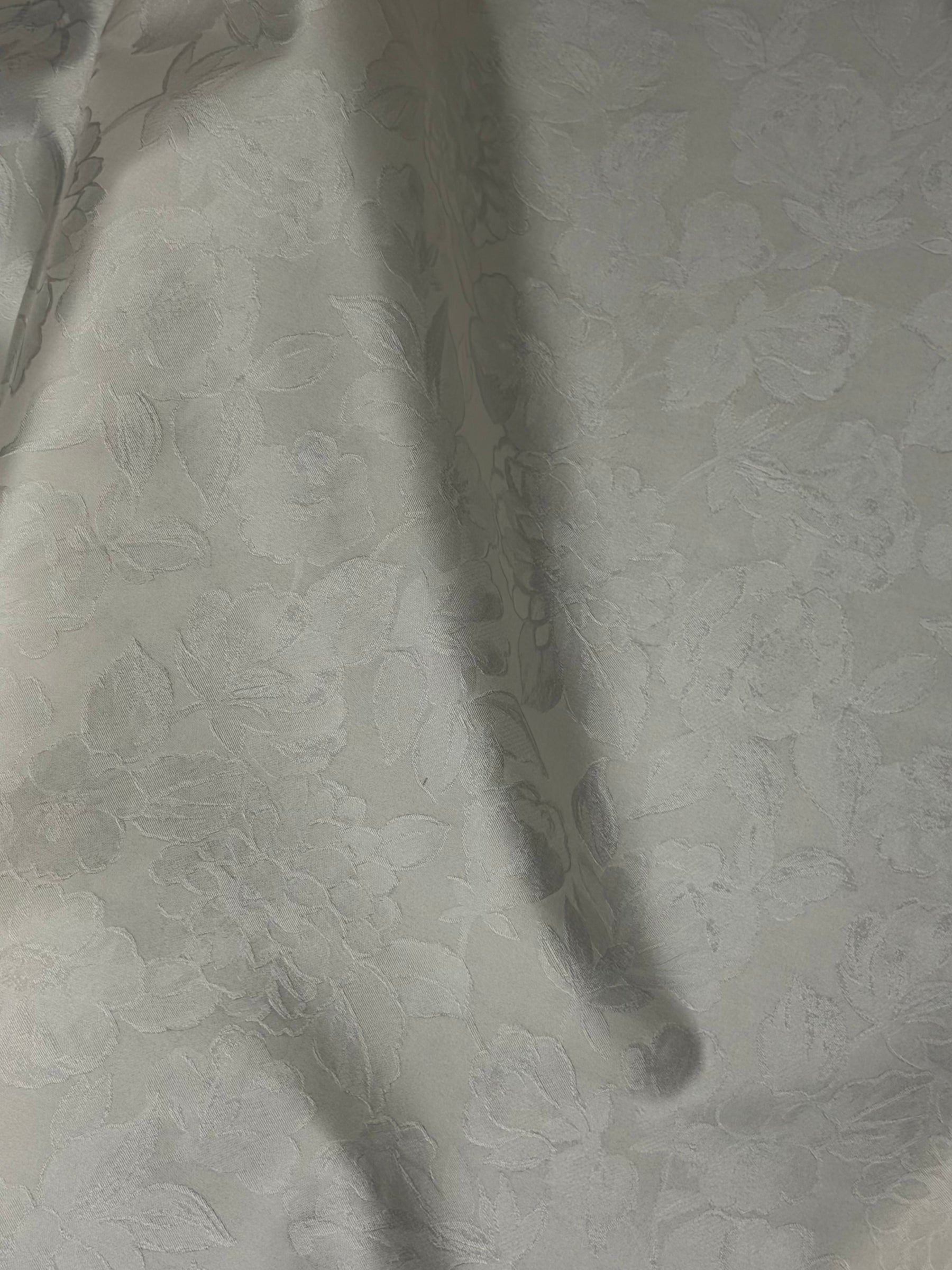 Elfenbein Poly-Seide Jacquard - P665