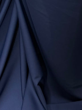 Marineblauer, mittelschwerer Poly-Crêpe - P59