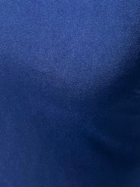 Französisches Marine-Polyester-Stretch-Jersey - Radikal