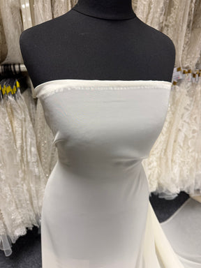Cream Poly Chiffon - P58