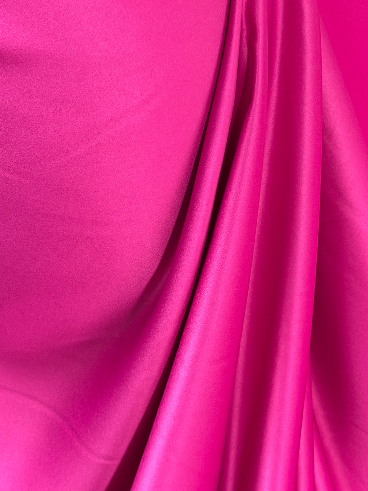 Fuchsia Polyester Satin – Majestic