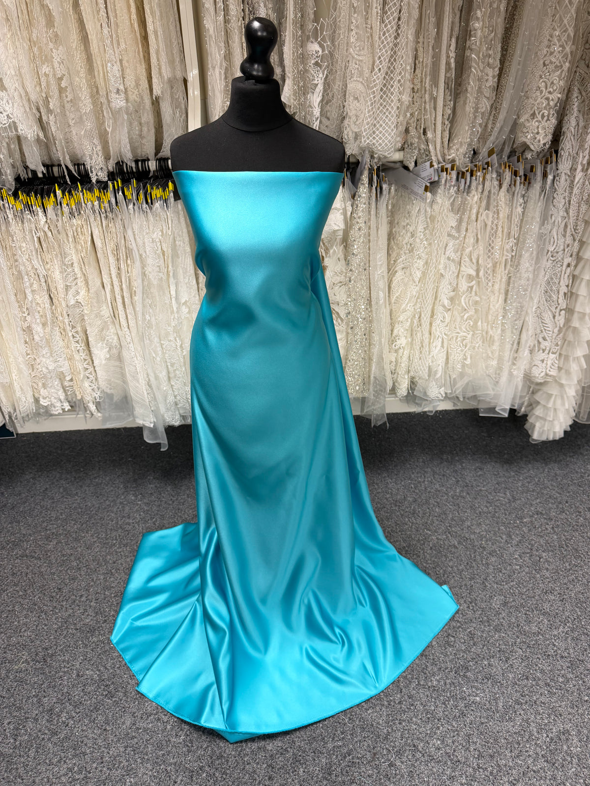 Kingfisher Polyester Duchesse Satin - Contessa