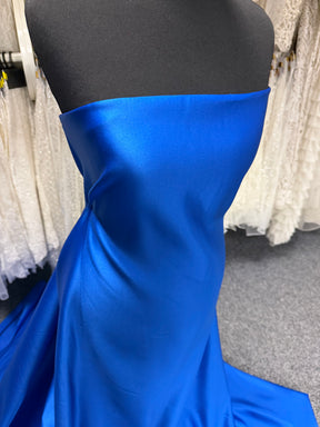 Kobaltblauer Polyester-Duchesse-Satin - Contessa