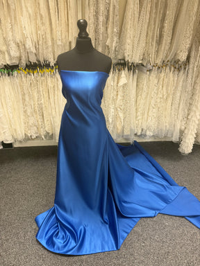 Königsblauer Polyestersatin – Classique (CF)