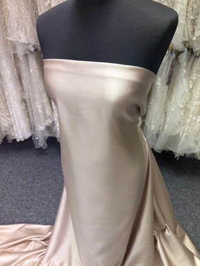 Beiger Polyester-Duchesse-Satin - Contessa
