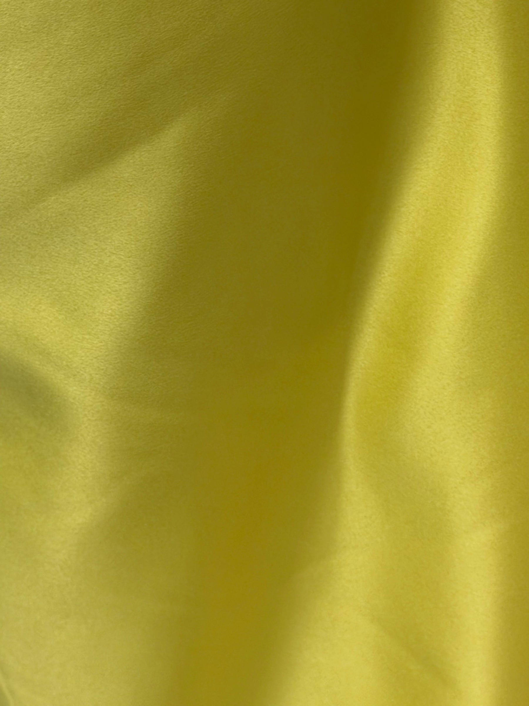 Zitronengelber Polyestersatin – majestätisch