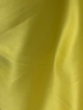 Zitronengelber Polyestersatin – majestätisch