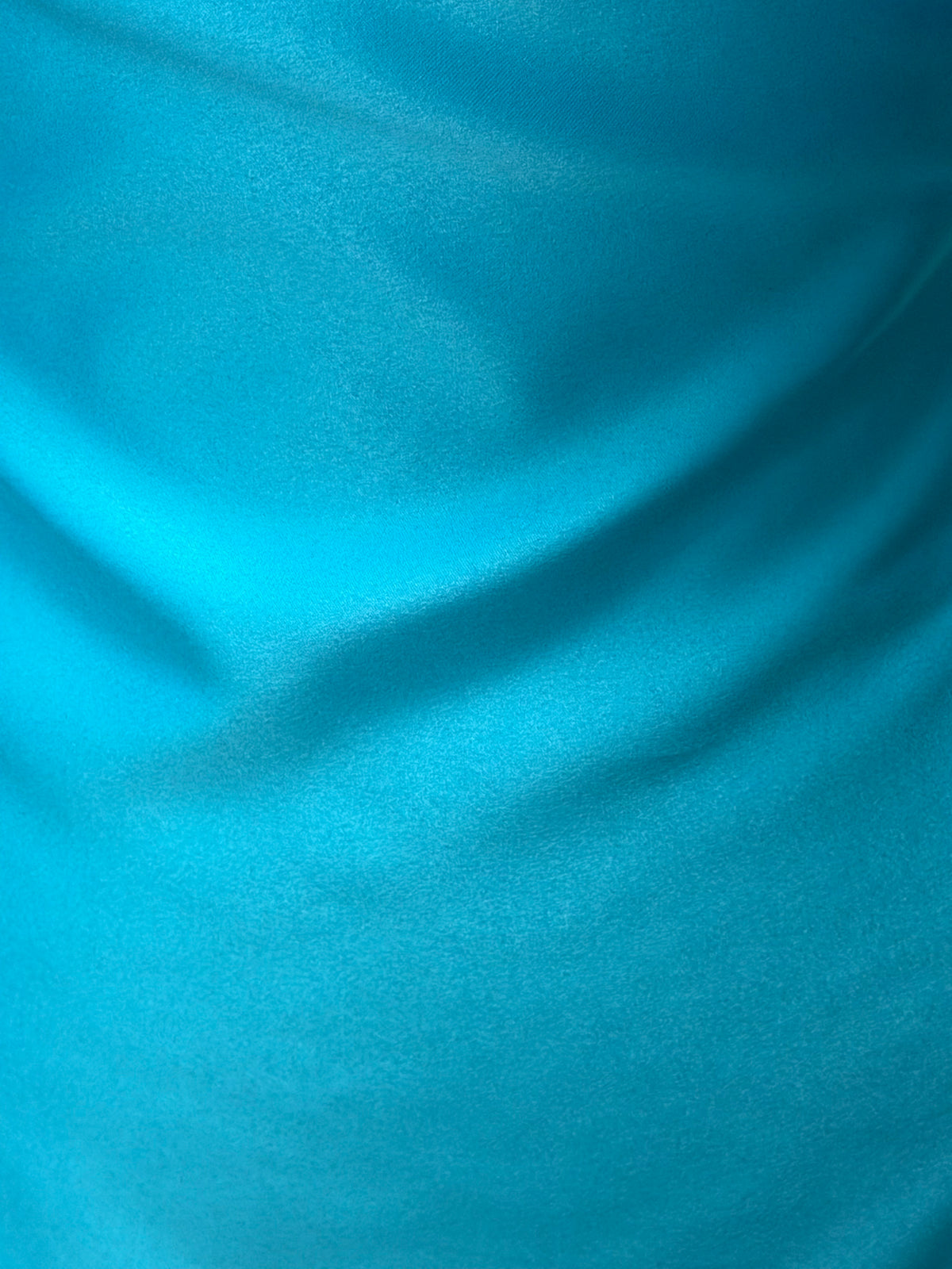 Türkiser Polyestersatin – Majestic