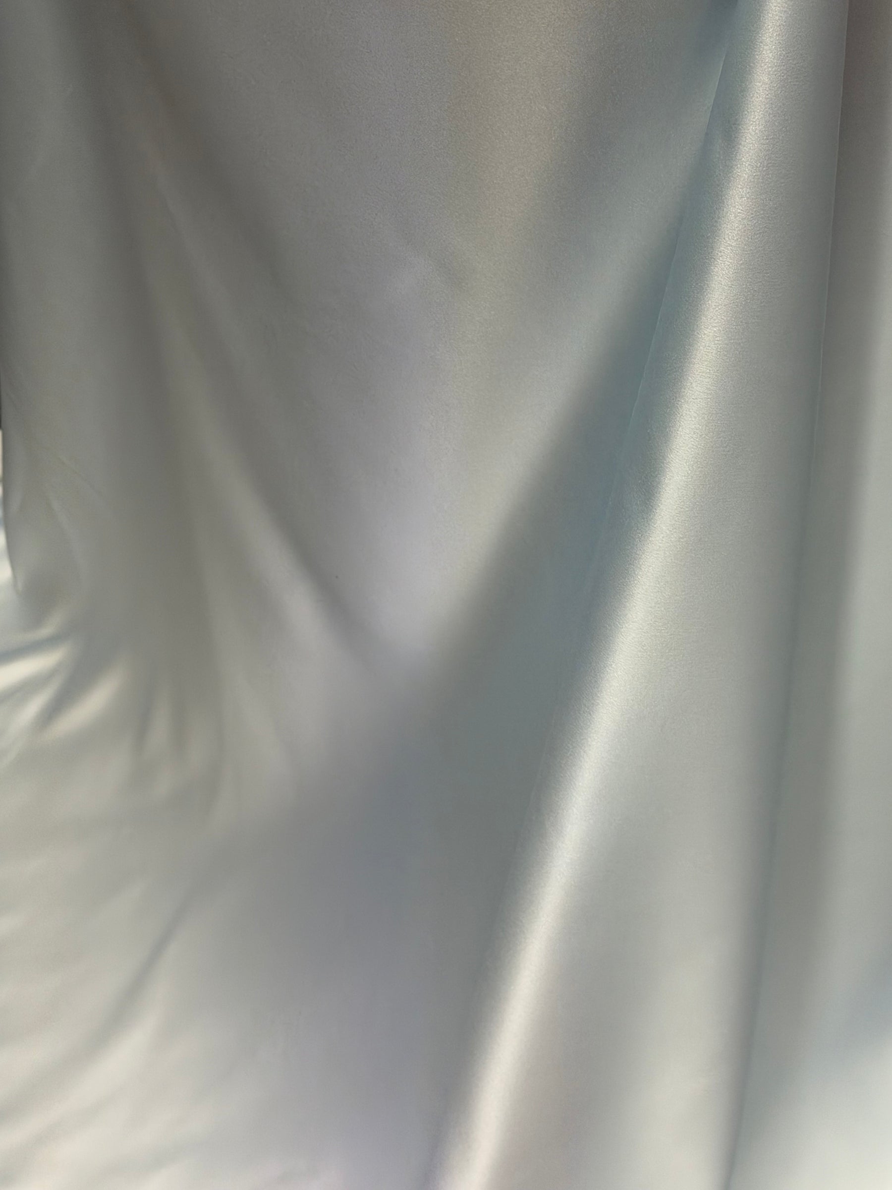Ice Blue Polyester Satin - Moldova